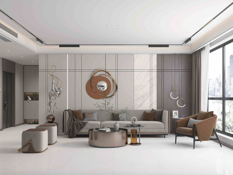 800x800mm Stone Look Σύγχρονα πλακάκια πορσελάνης για διακόσμηση τοίχων δαπέδου
